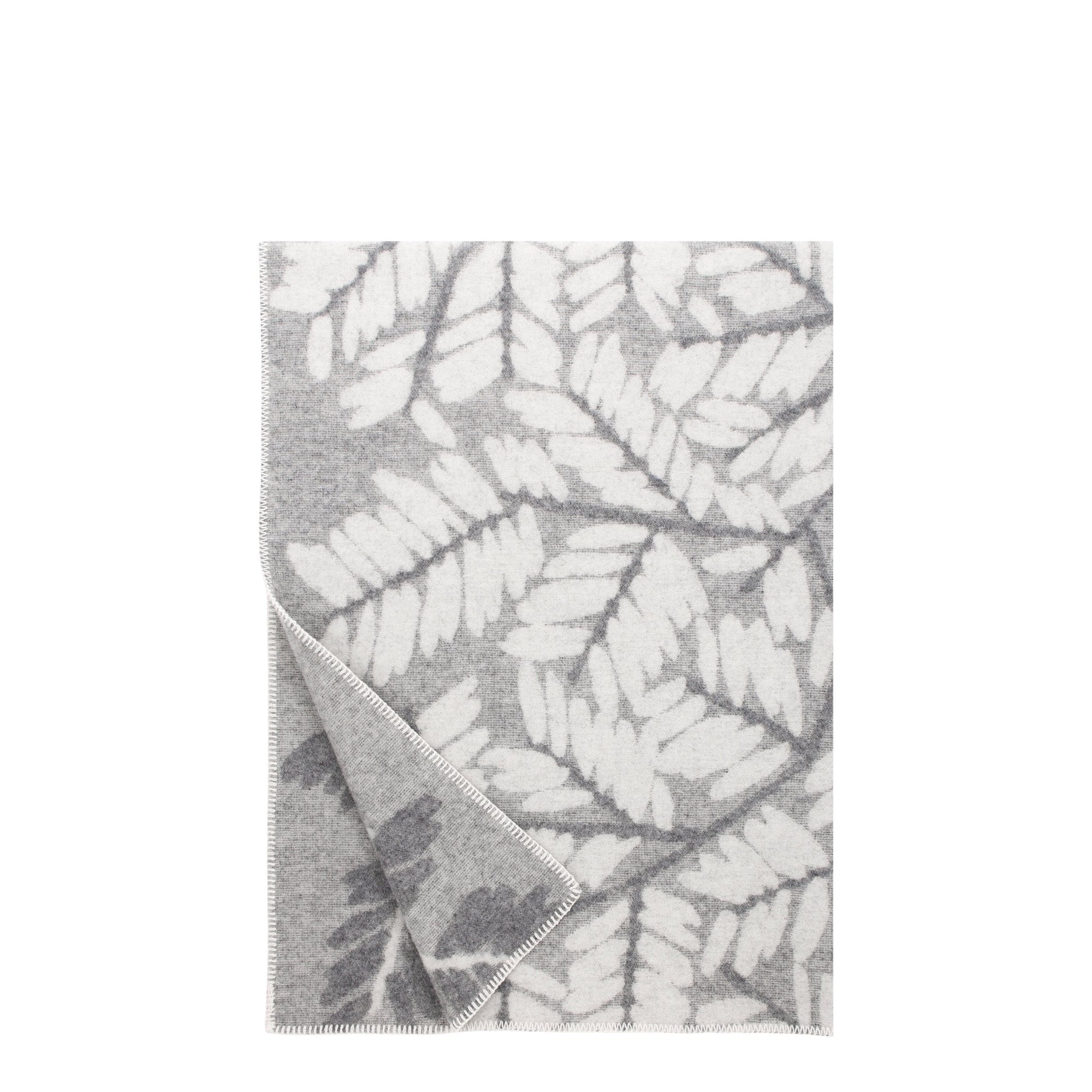 Wolldecke VERSO | Grau - Weiss