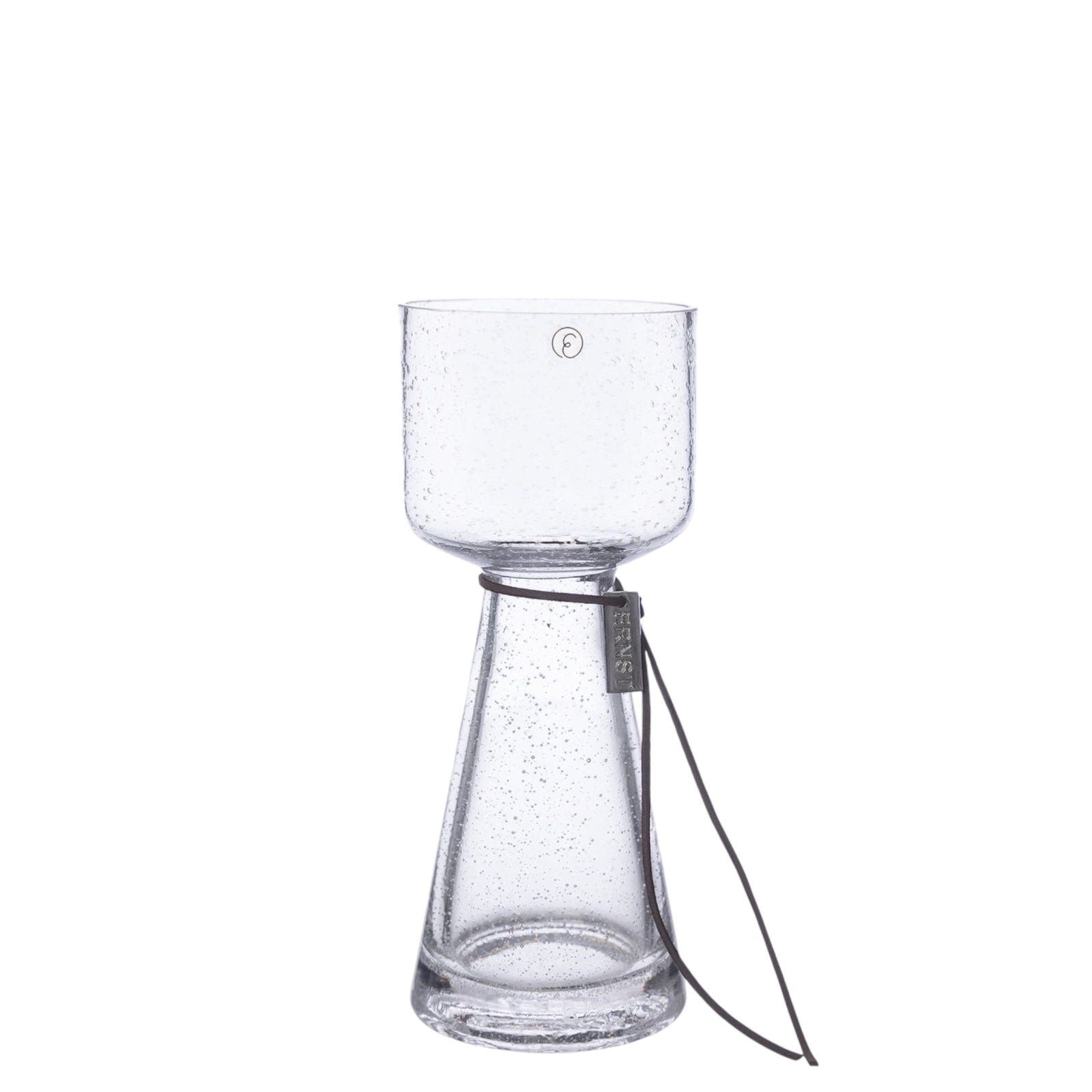 Zwiebelvase / Hyazinthenvase Bubbles | Glas 20 cm