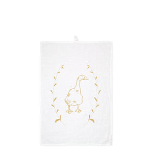 Geschirrtuch GANS | Weiss