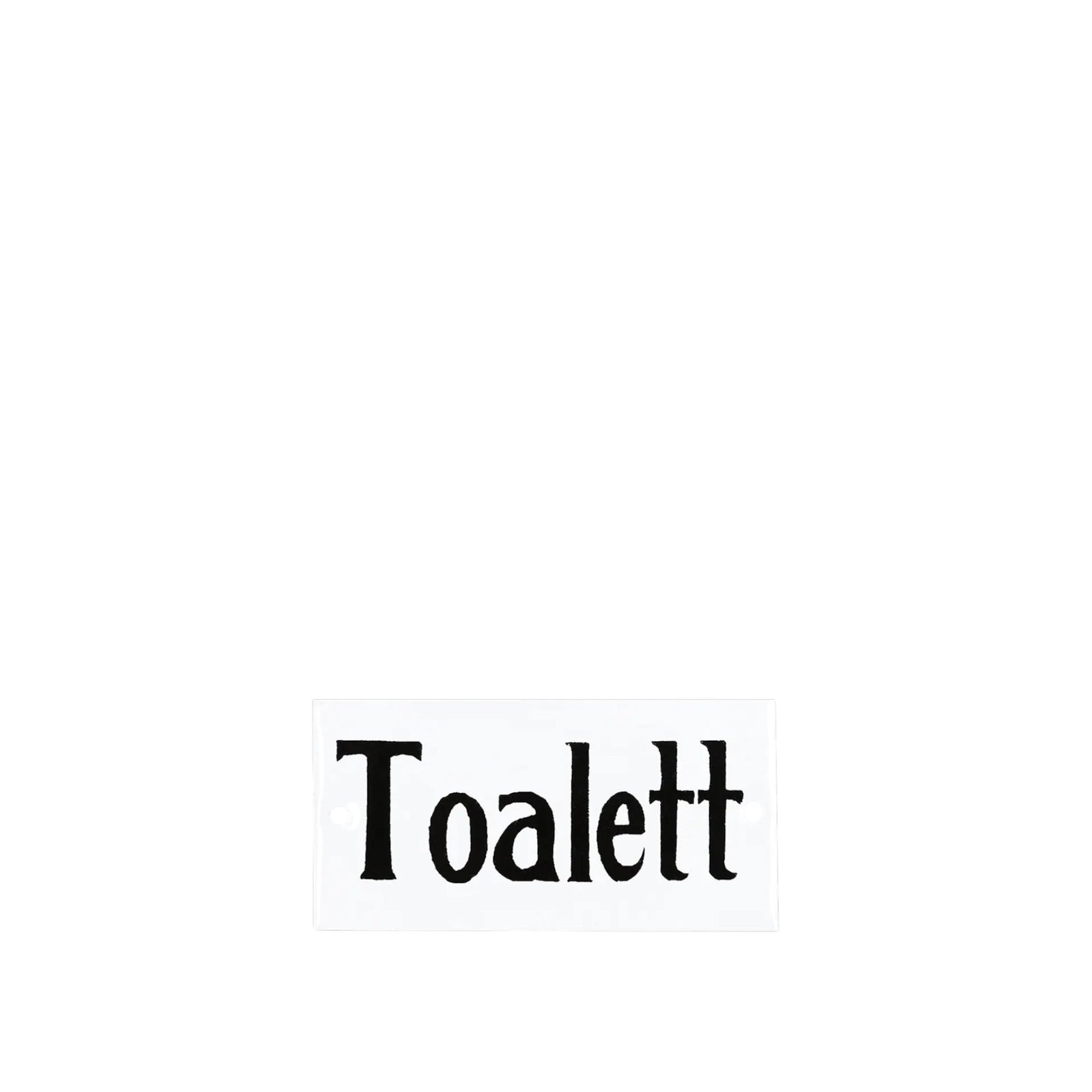 Schild | TOALETT