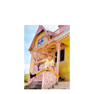 Postkarte | PIPPI VOR VILLA KUNTERBUNT