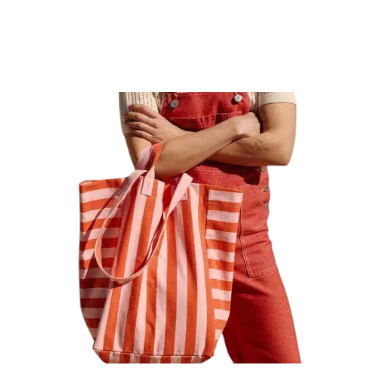 Baumwolltasche / Shopper ELISABETH | Tomate / Candy Pink