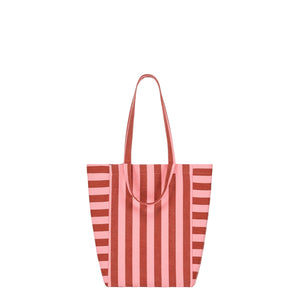 Baumwolltasche / Shopper ELISABETH | Ziegel / Rosa