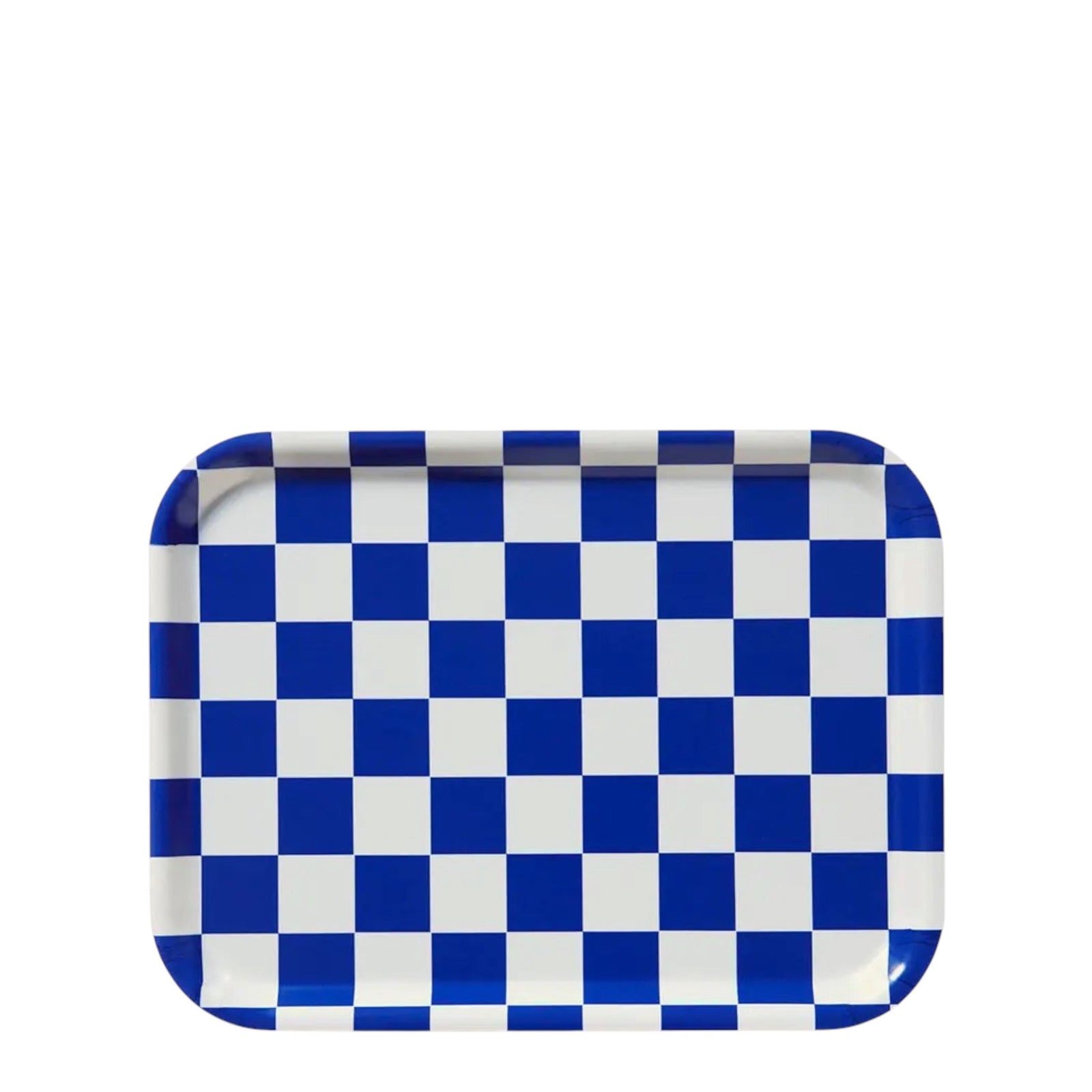 Serviertablett CHECKER Sea Salt | 27 x 20 cm