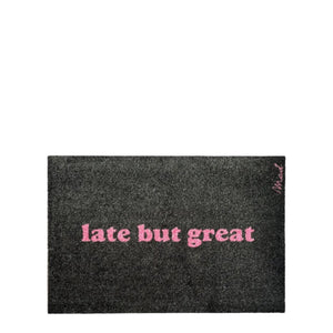 Fussmatte MARTA | 50 x 75 cm (Grundfarbe ist Olive..)