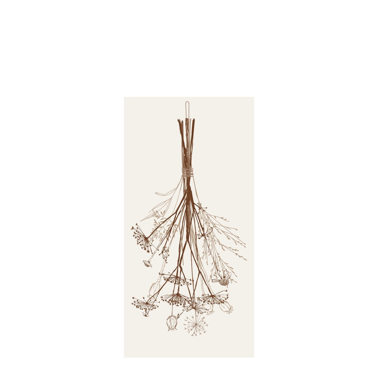 Papierservietten | Blumen getrocknet