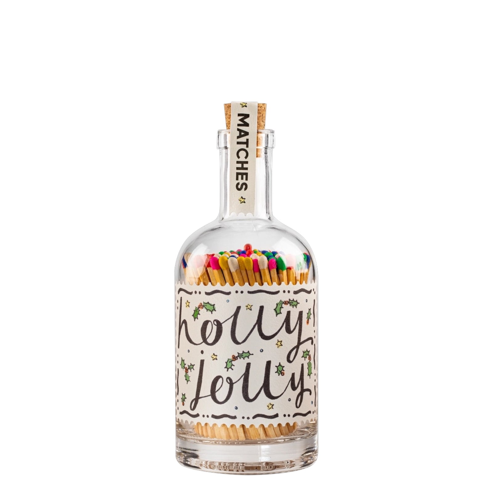 Streichhölzer HOLLY JOLLY | Glasflasche
