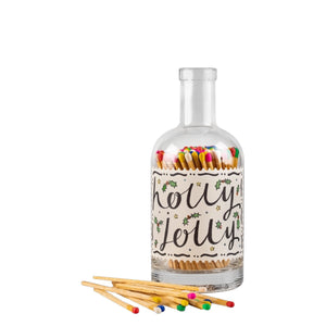 Streichhölzer HOLLY JOLLY | Glasflasche