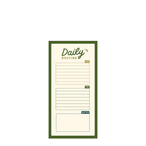 Notizblock | DAILY ROUTINE