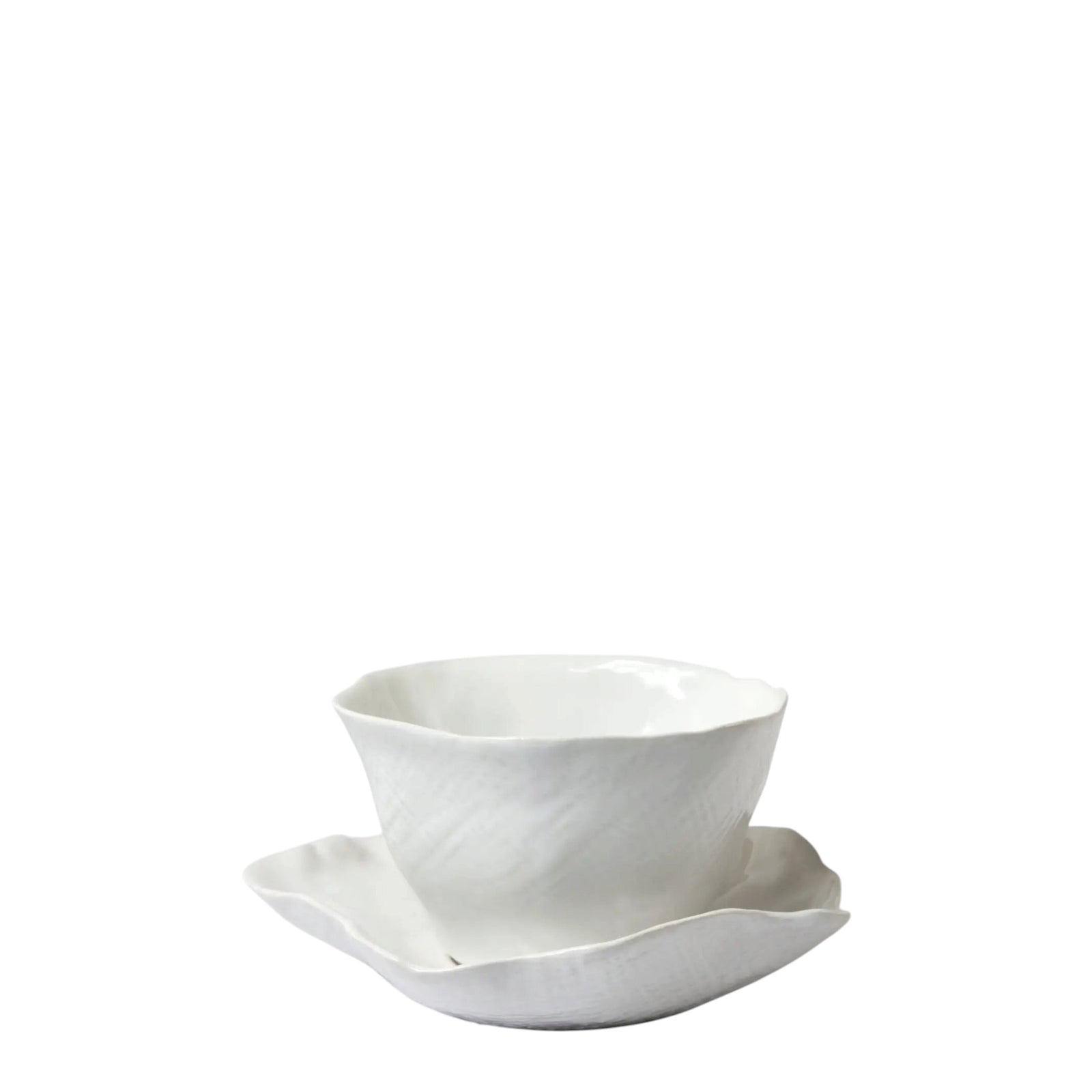 Cup mit Unterteller CLAIRE