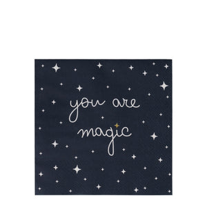 Papierservietten you are magic | Blau 33 x 33 cm