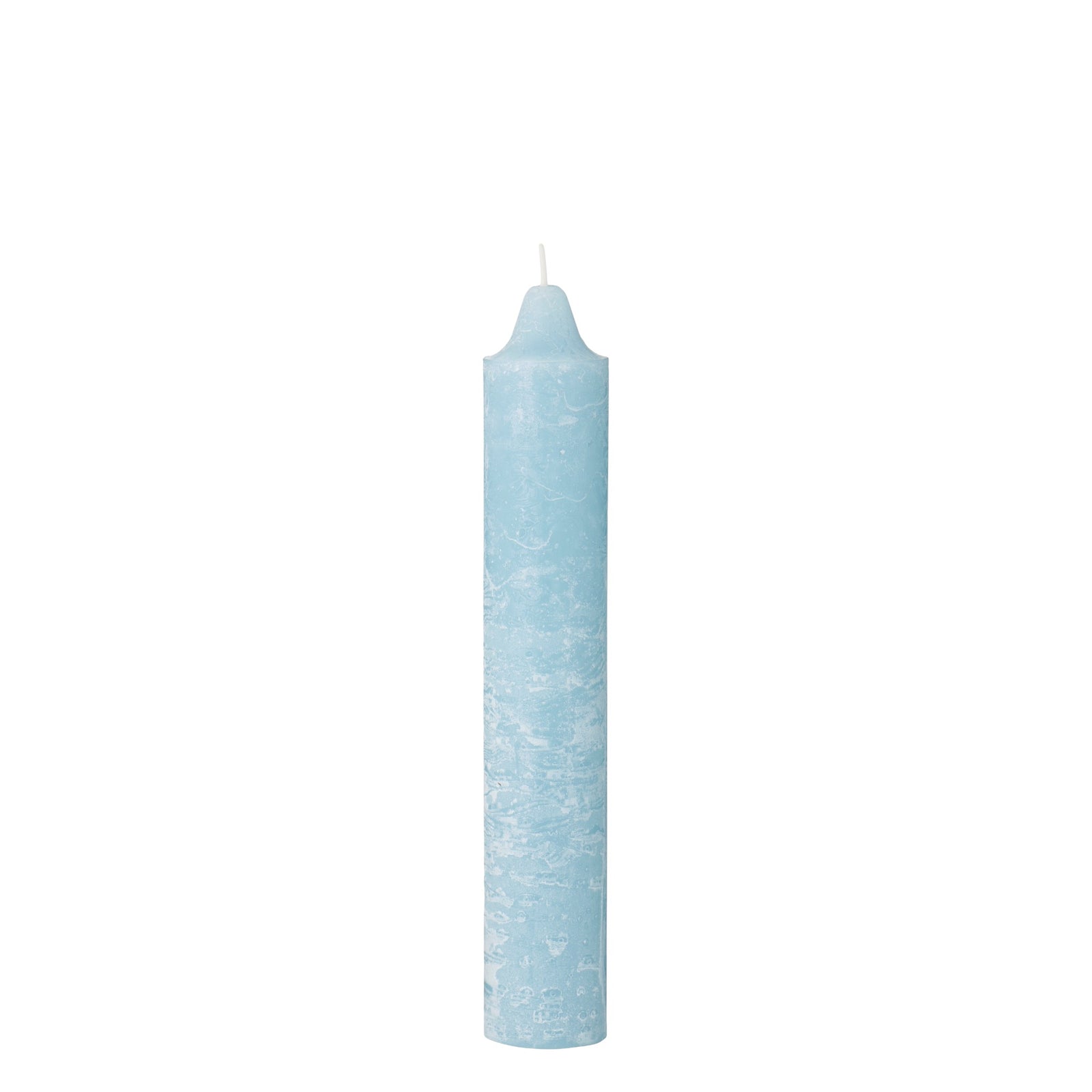 Grosse Stabkerze Rustikal | Hellblau Ø: 3.8cm