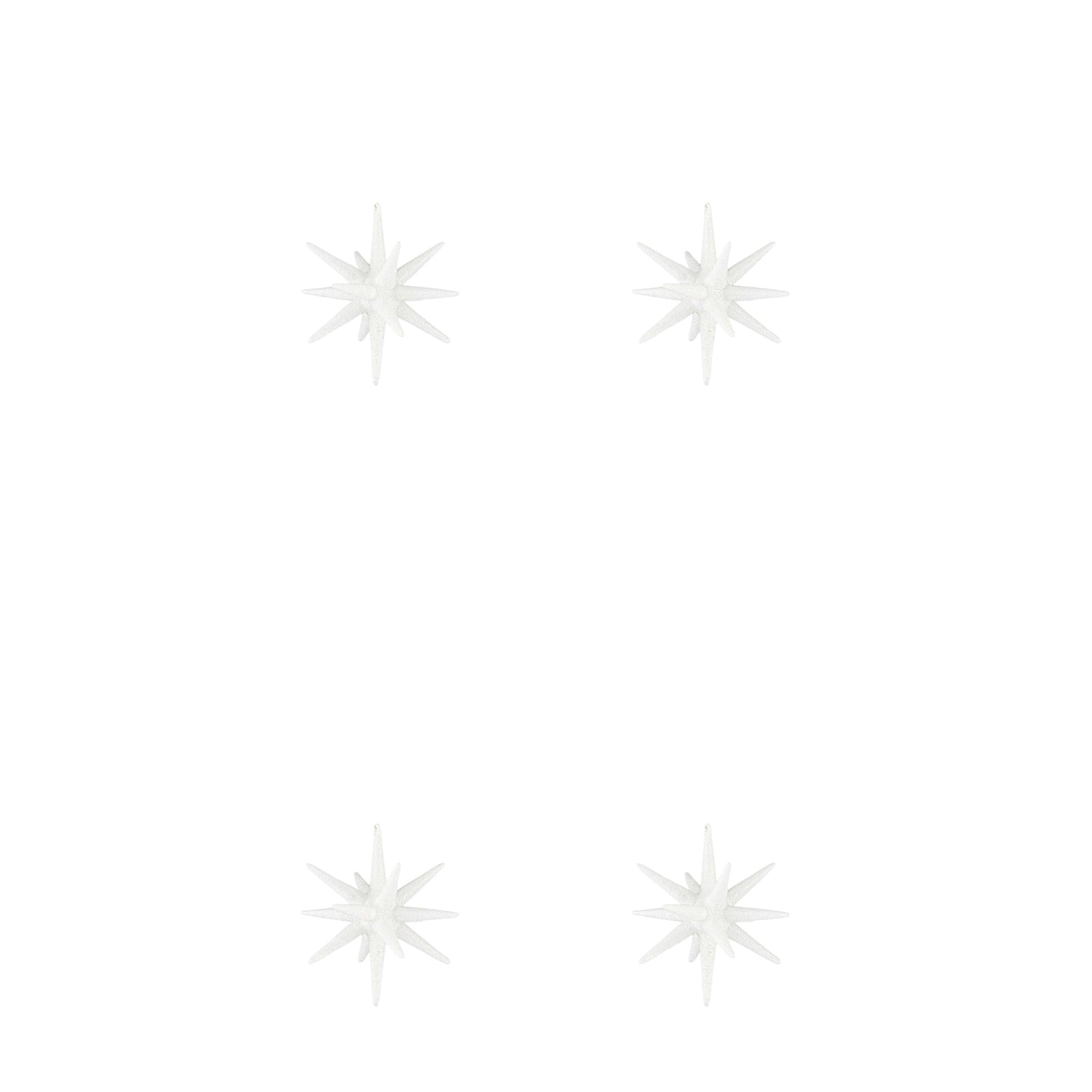 Hängedekoration SPIKE | White 4-er Set