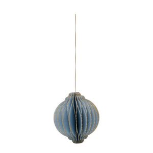 Hängeornament ALSTA Small | Light blue - Golden