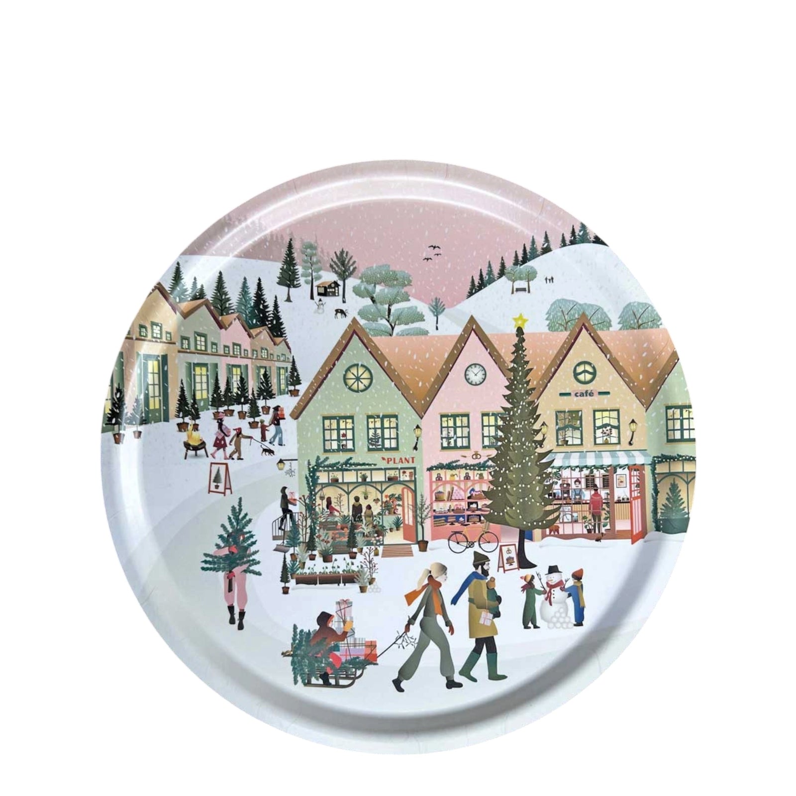 Serviertablett WINTER | Ø: 38 cm