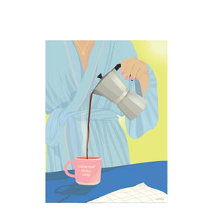 Print KAFFEE ZUERST... | 30 x 40 cm
