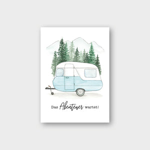 Postkarte ABENTEUER