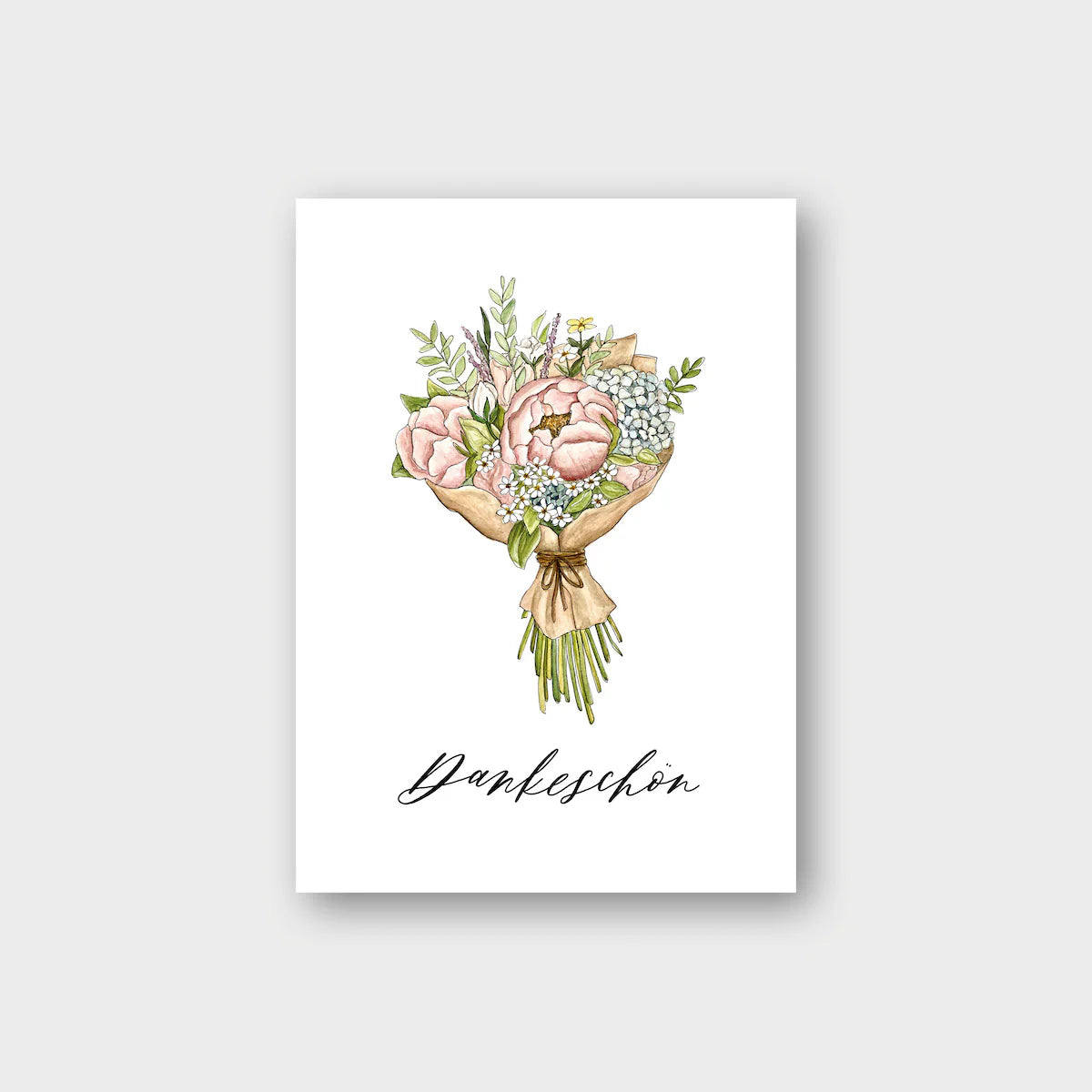 Postkarte DANKESCHÖN