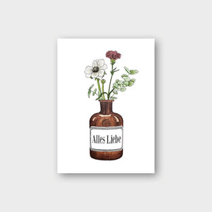 Postkarte ALLES LIEBE