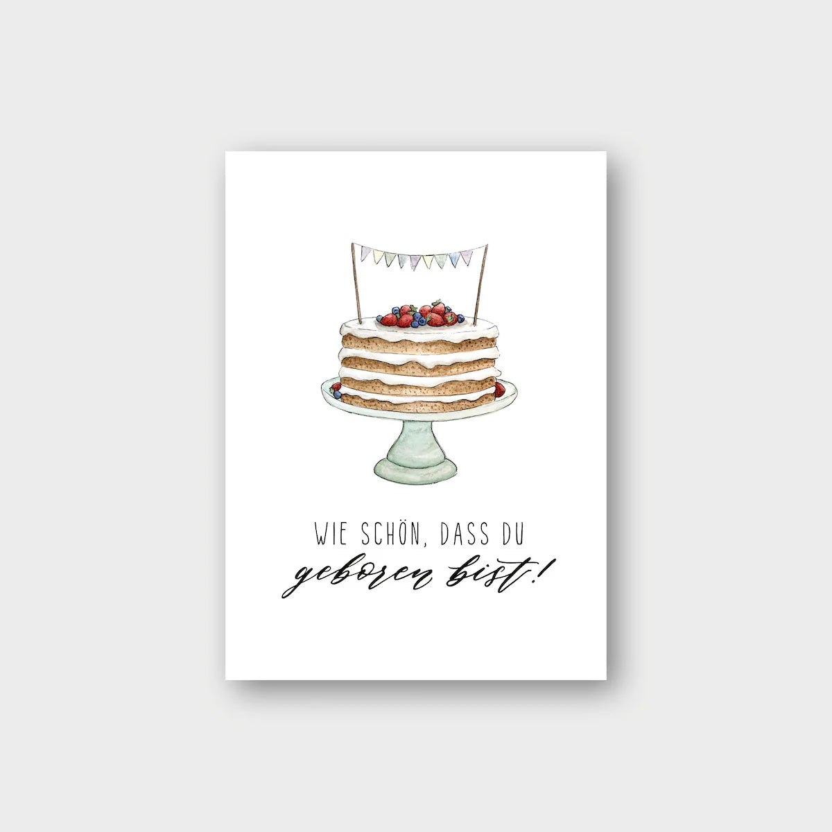 Postkarte GEBURTSTAGSTORTE