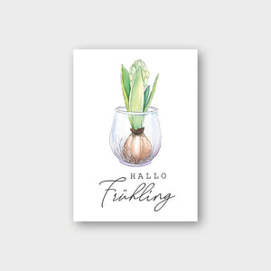 Postkarte HALLO FRÜHLING
