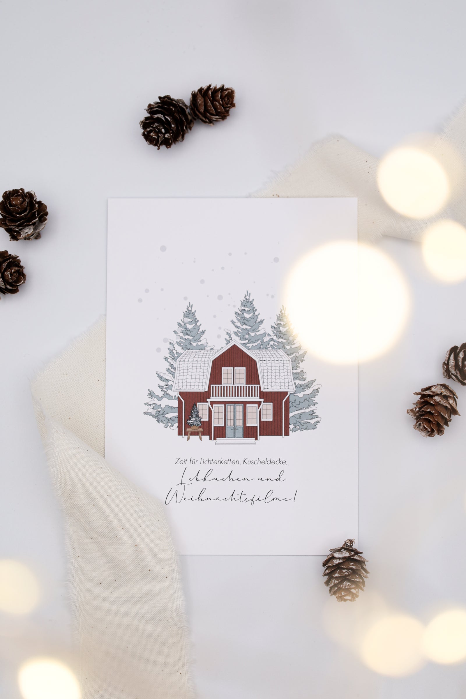 Postkarte | ZEIT FÜR LICHTERKETTEN...