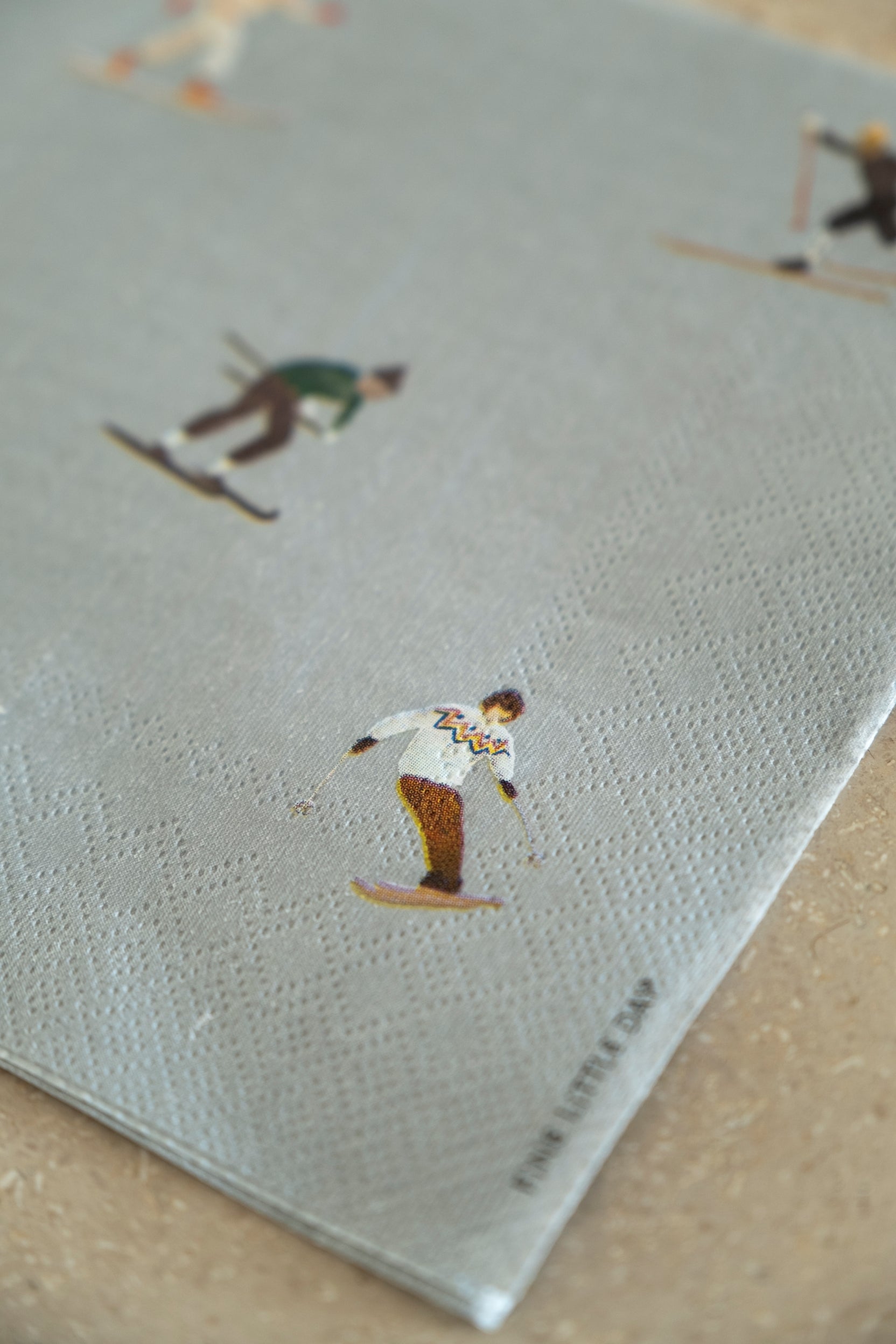 Papierservietten SKIERS  | Grau