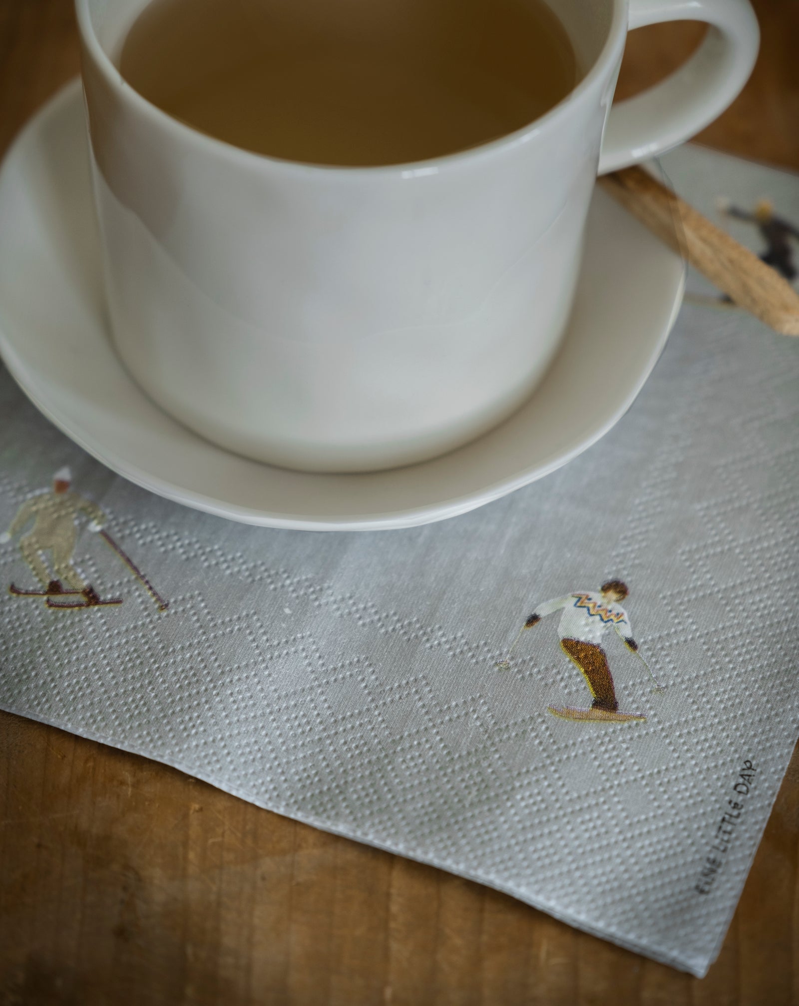 Papierservietten SKIERS  | Grau