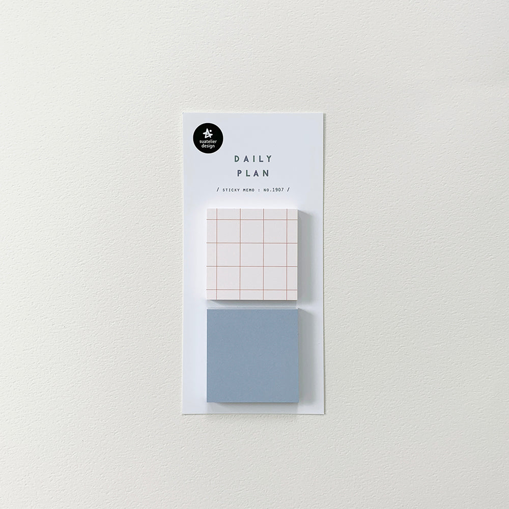 Sticky Memo | DAILY PLAN 2 x Haftnotizen