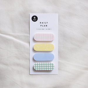 Sticky Memo | DAILY PLAN 4 x Haftnotizen