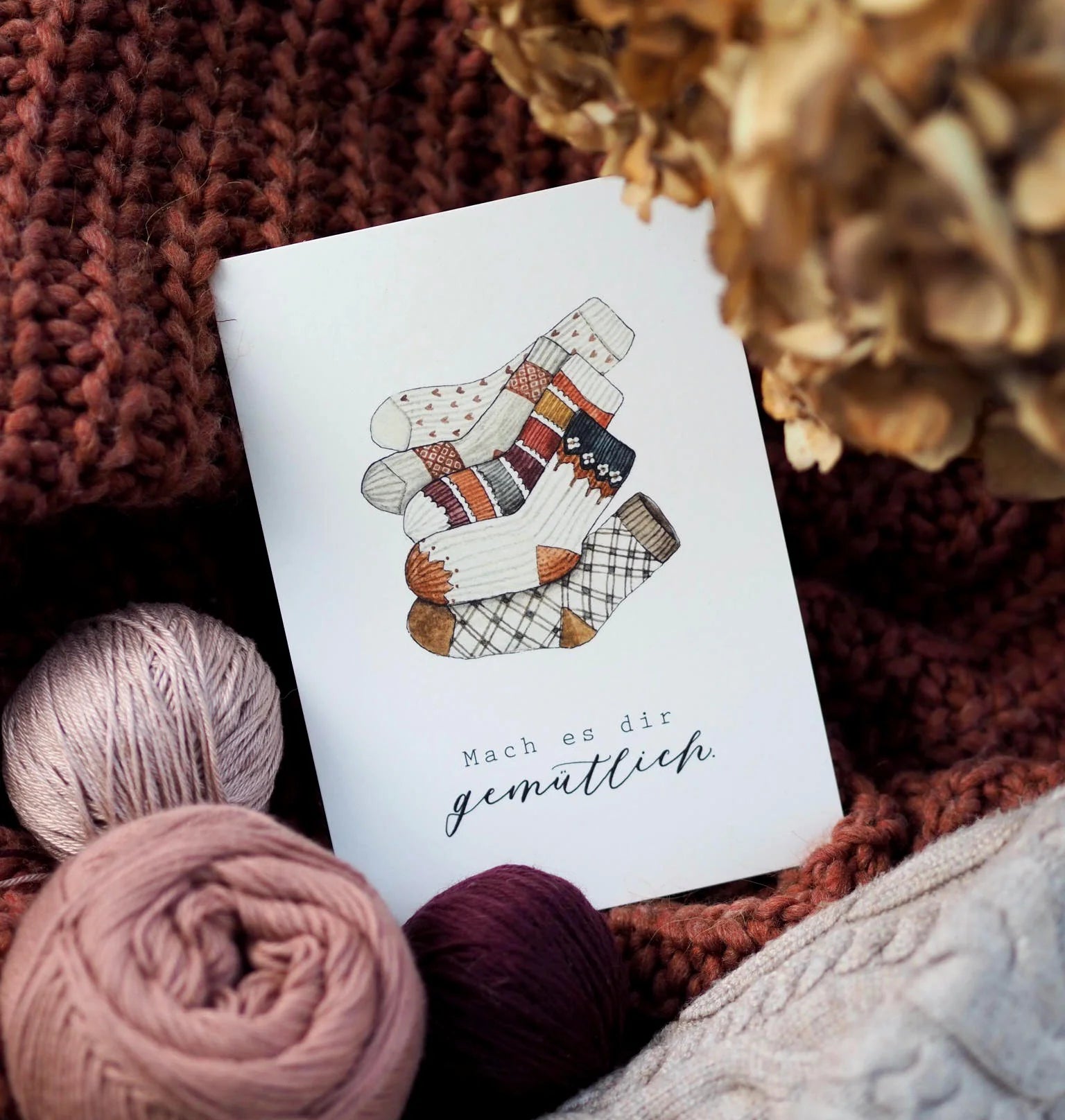 Postkarte GEMÜTLICH