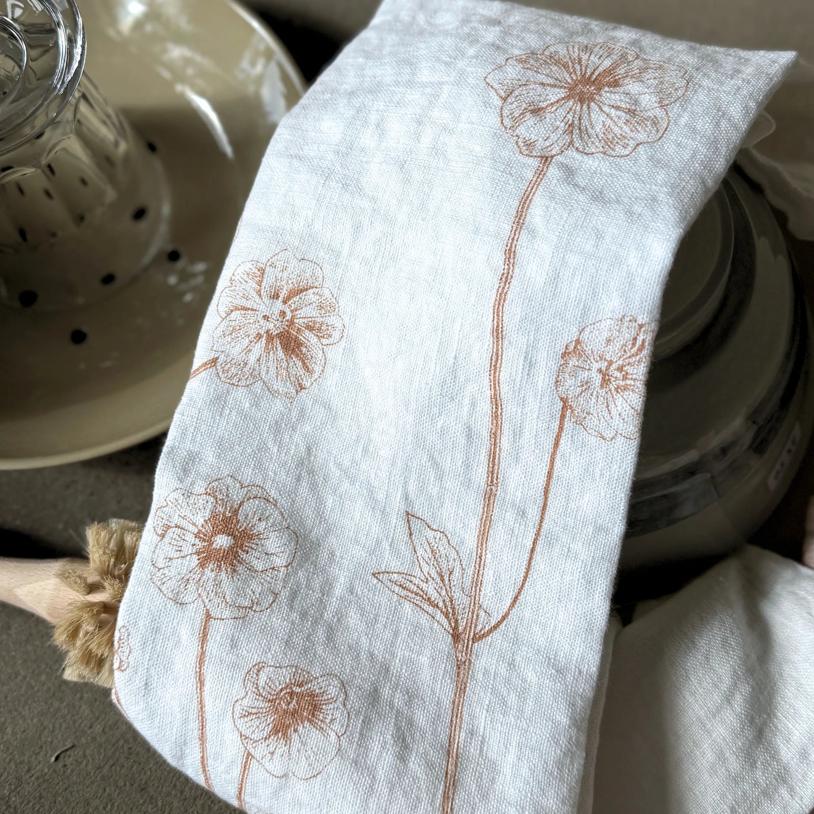 Geschirrtuch PRIMULA | Weiss