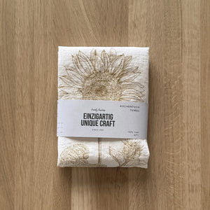 Geschirrtuch SUNFLOWER | Weiss