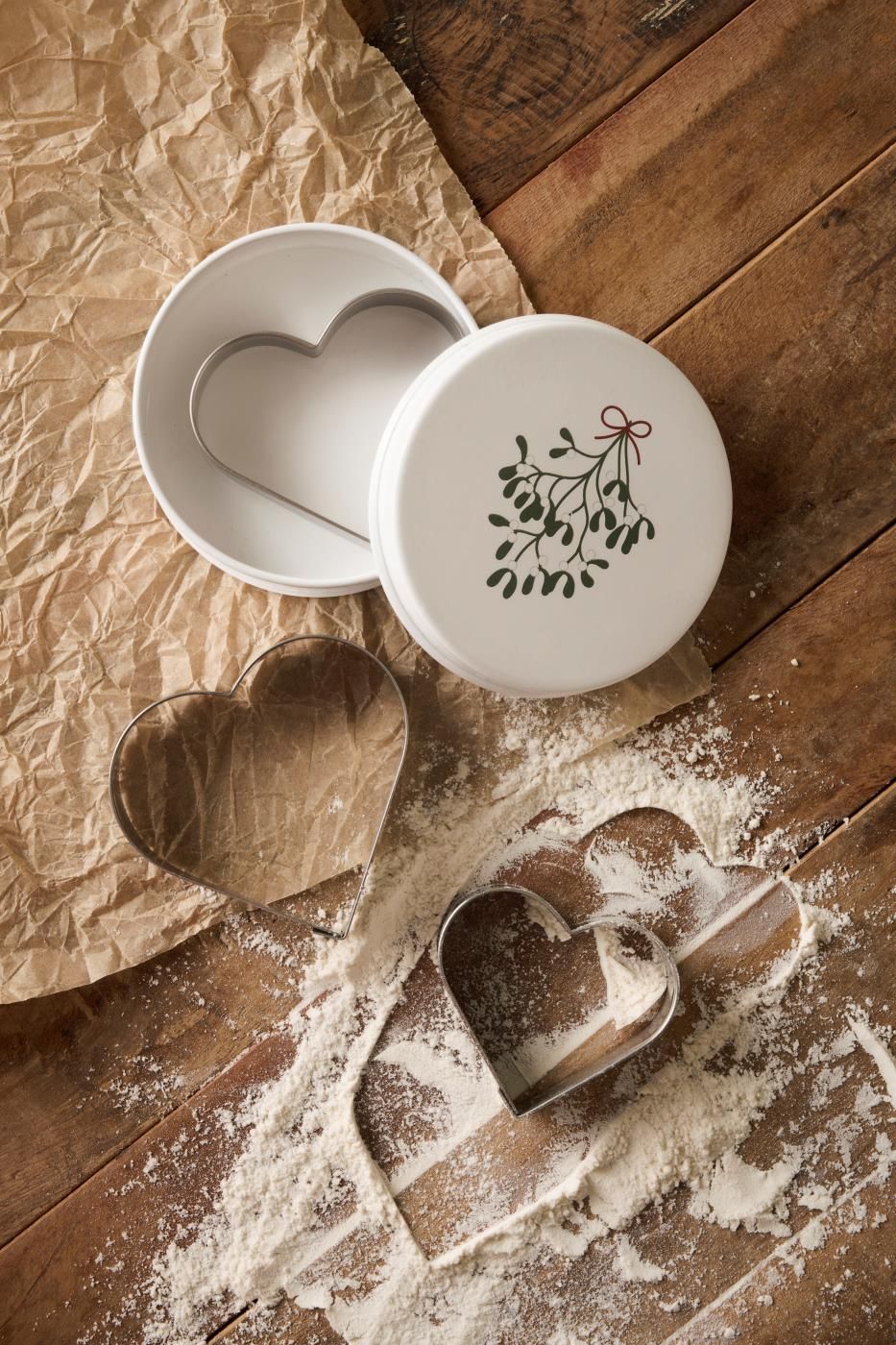 Dose MISTELZWEIG | 3er Set Herzen