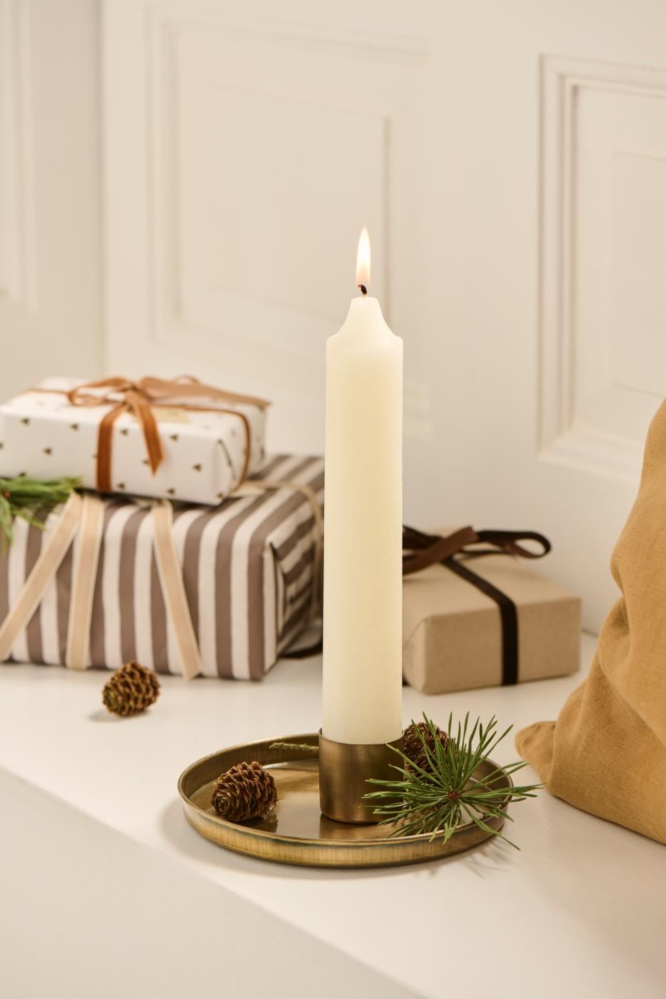 Magnetischer Kerzenhalter | Gold für Kerzen Ø: 3.8 cm