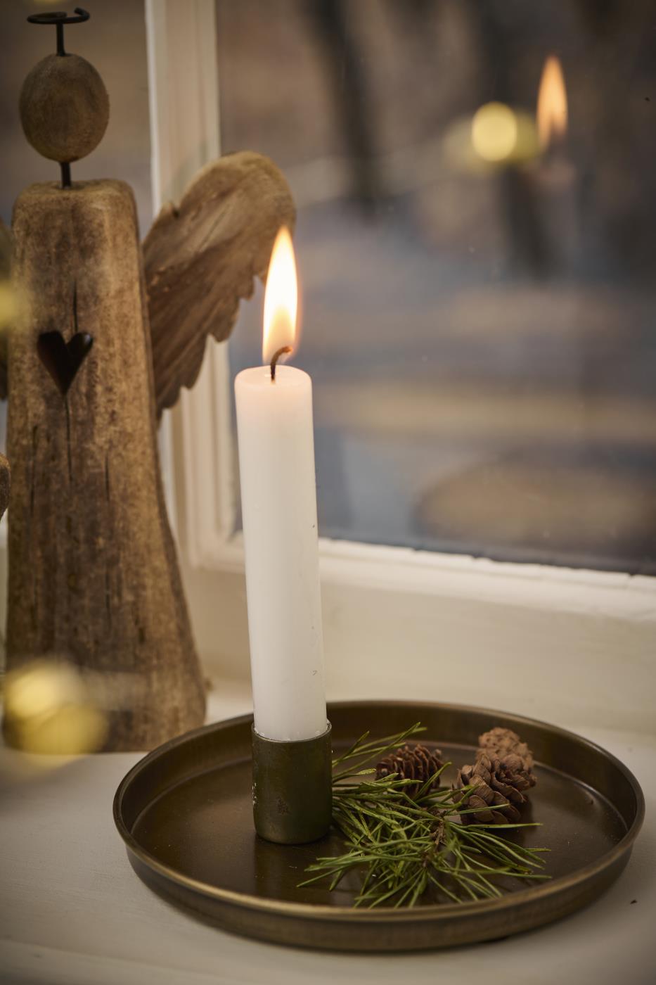 Tablett | Gold Ø: 15.7 cm