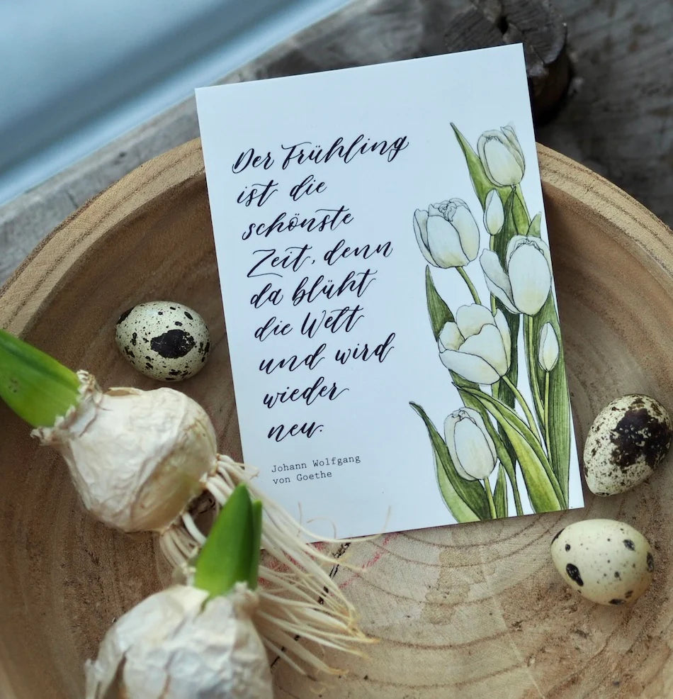 Postkarte FRÜHLING