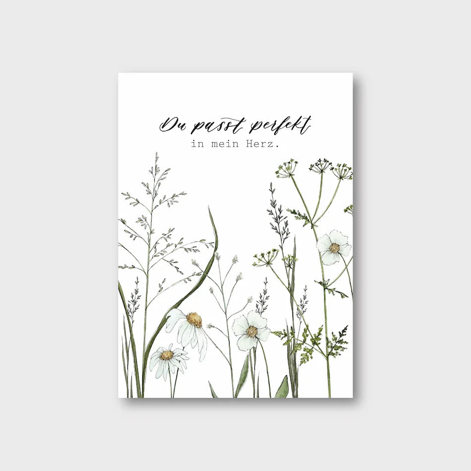 Postkarte DU PASST PERFEKT...