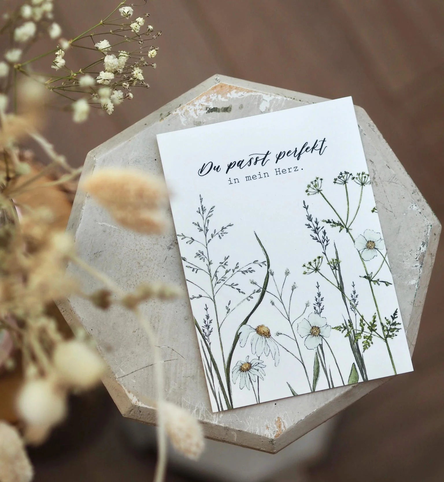 Postkarte DU PASST PERFEKT...