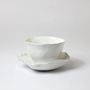 Cup mit Unterteller CLAIRE