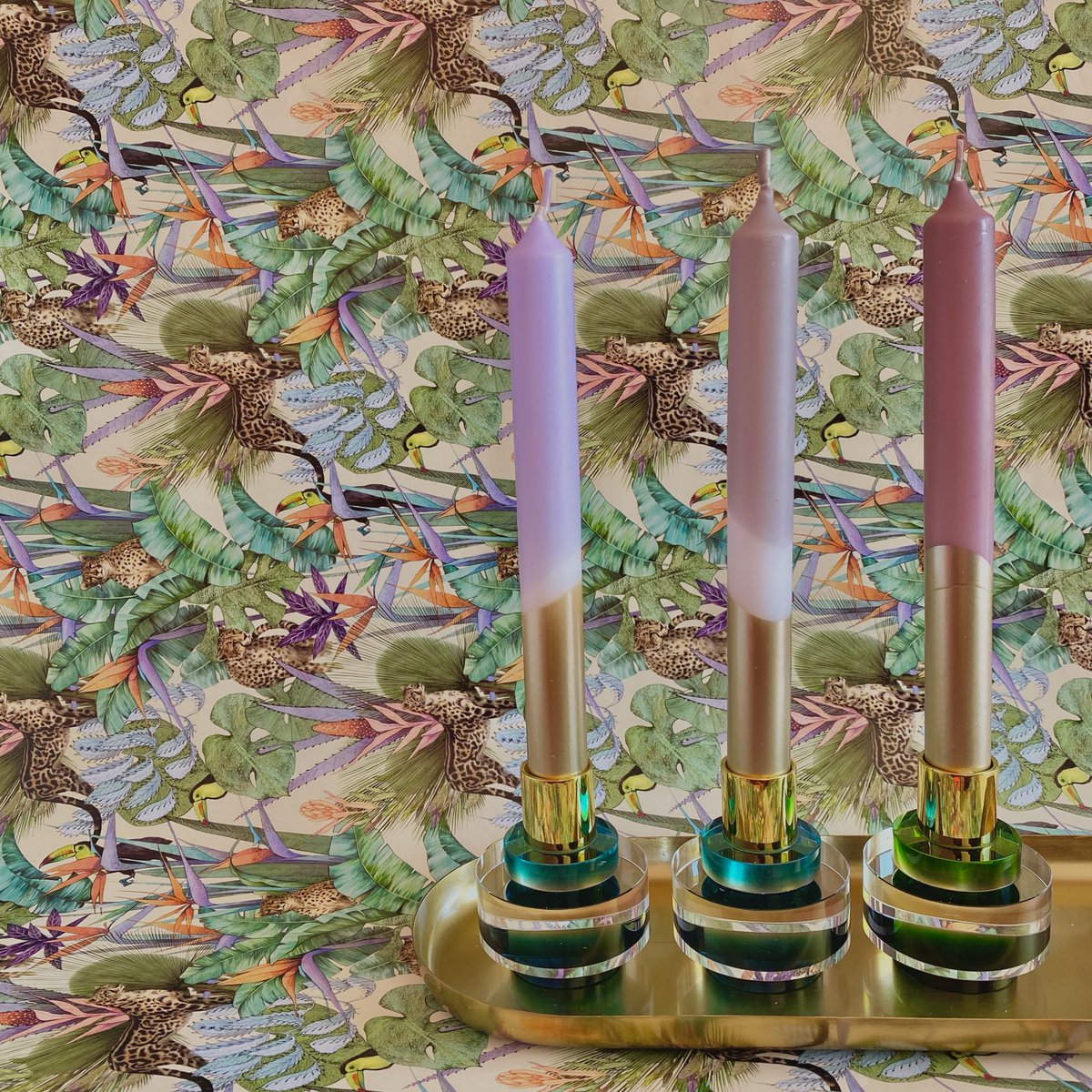 Kerzen Dip Dye OCTOBER SKIES | 3-er Set