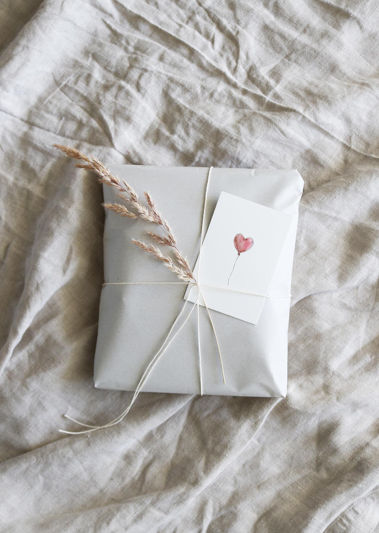 Postkarte BALLON LOVE