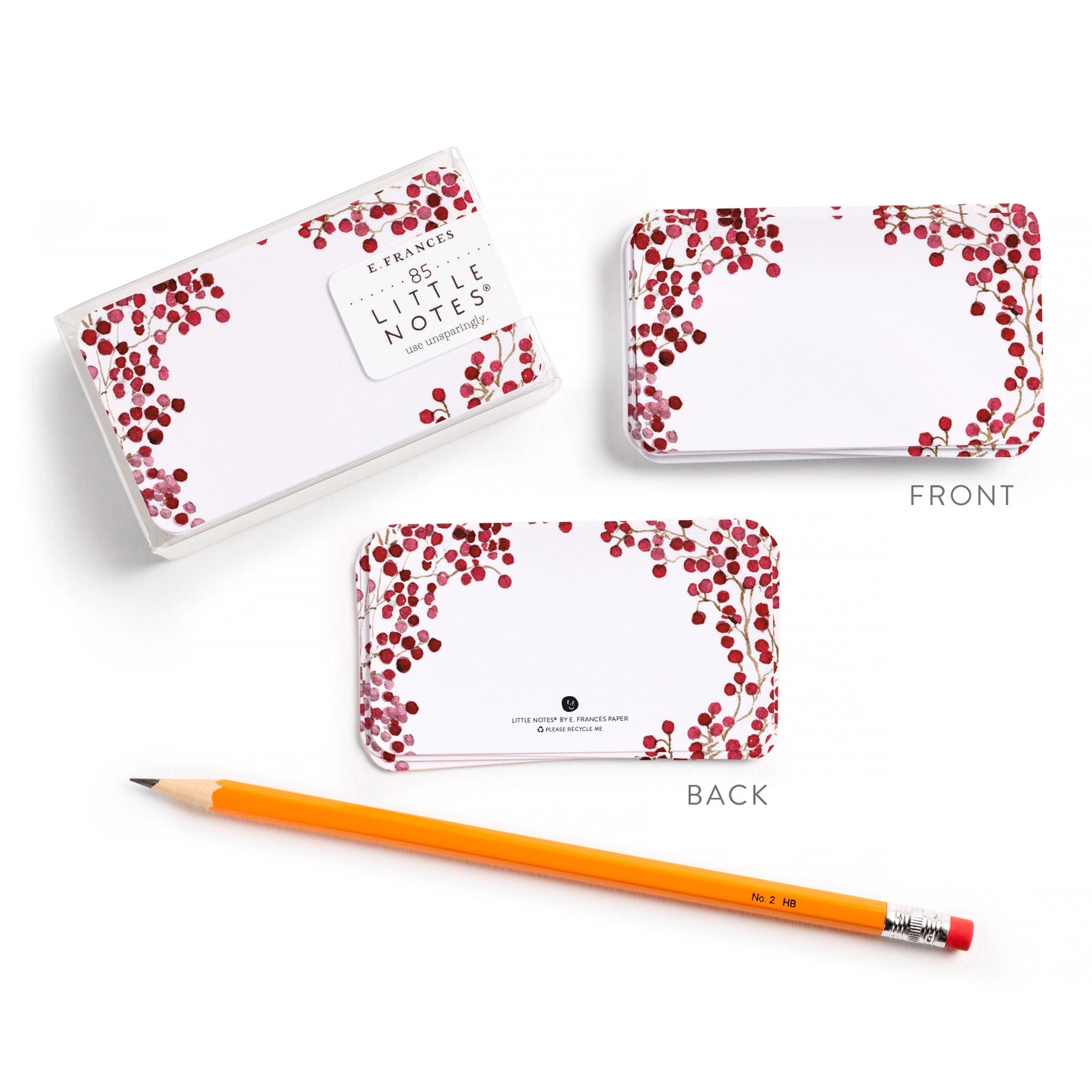 Little Notes Rote Beeren | 85 Karten