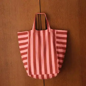 Baumwolltasche / Shopper ELISABETH | Ziegel / Rosa