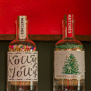 Streichhölzer HOLLY JOLLY | Glasflasche