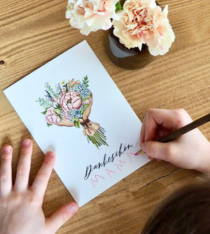 Postkarte DANKESCHÖN