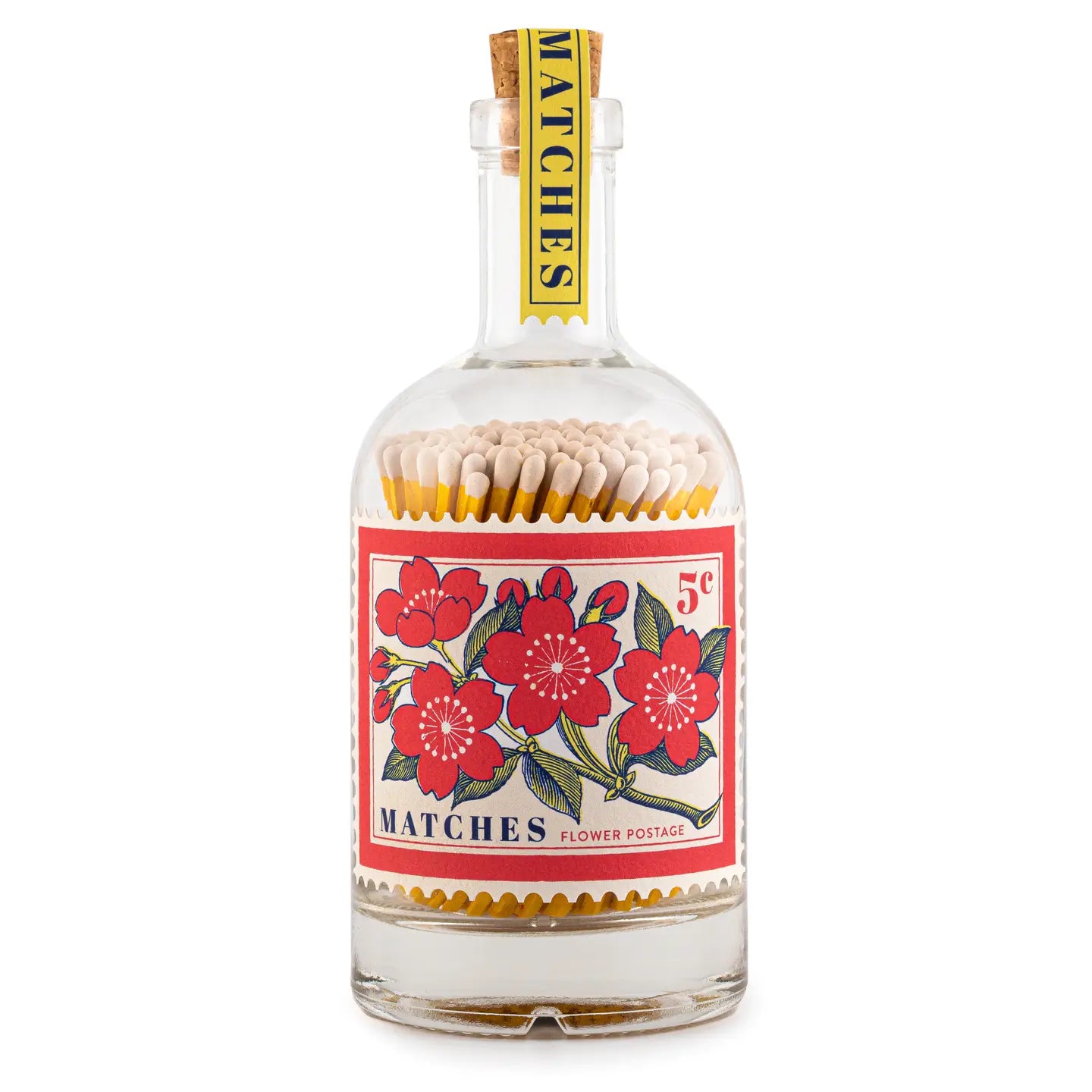 Streichhölzer BLUMEN | Glasflasche