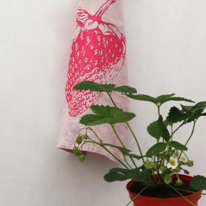 Geschirrtuch ERDBEERE | rosa