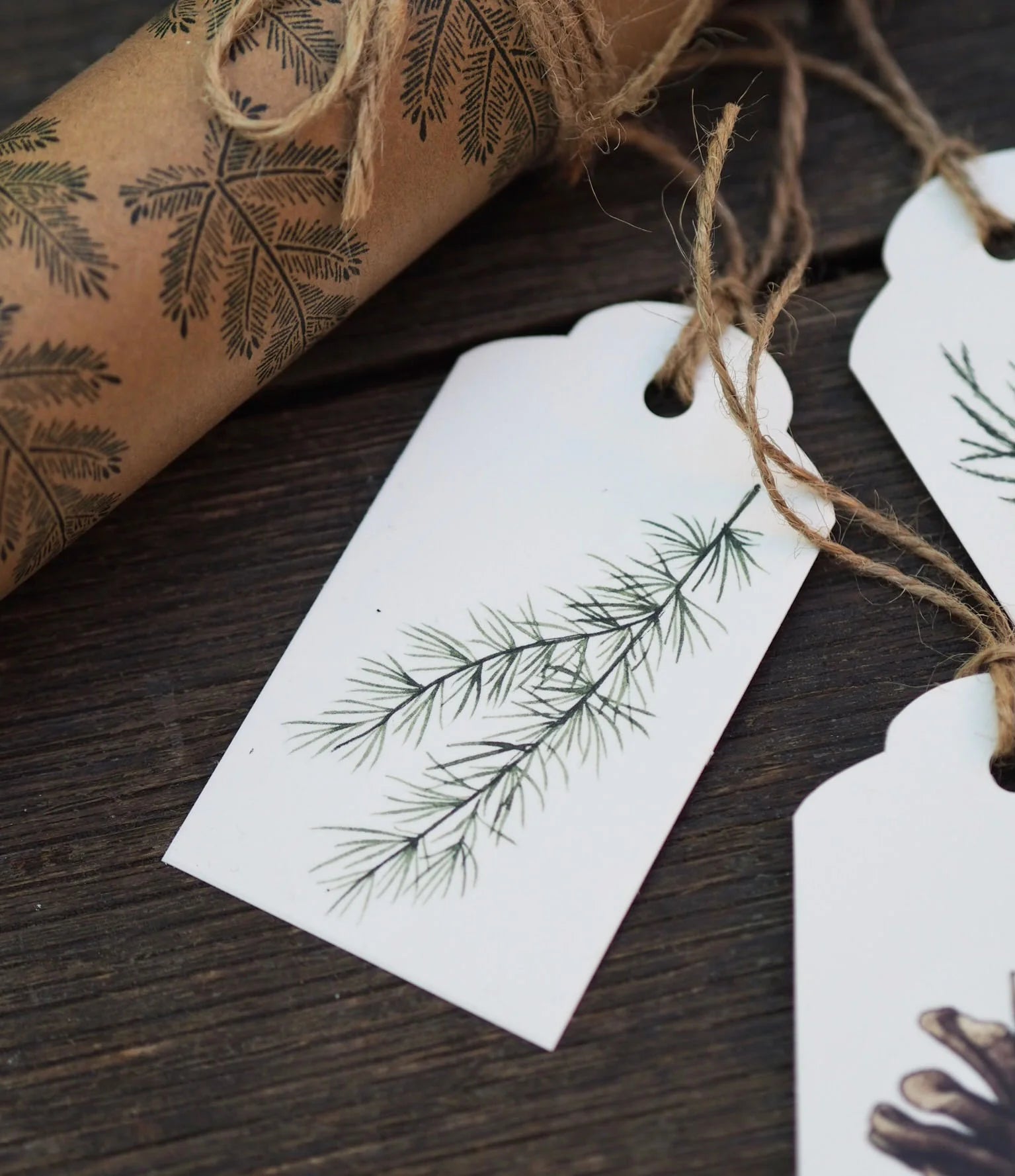Geschenkanhänger LÄRCHENZWEIG