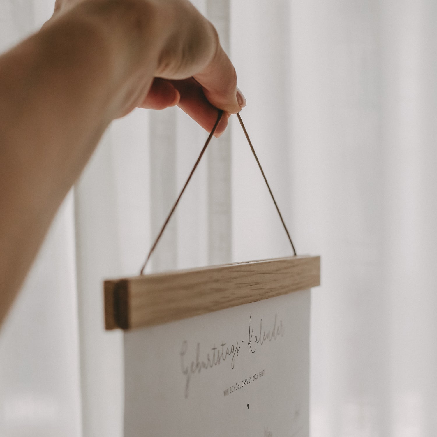 Posterleiste A4 Eiche